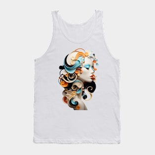 Beautiful Geometric Woman Tank Top